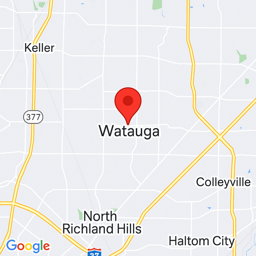 map of watauga, tx