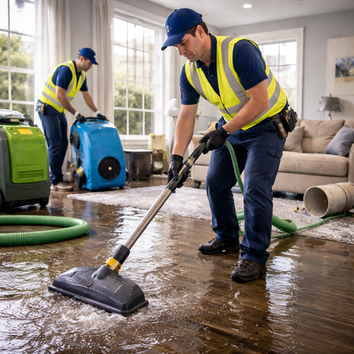 water damage cleanup